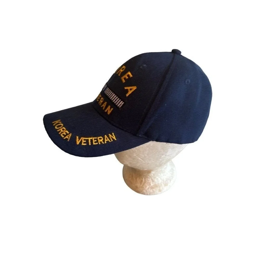 Korea Veteran Blue Hat Cap Adjustable‎